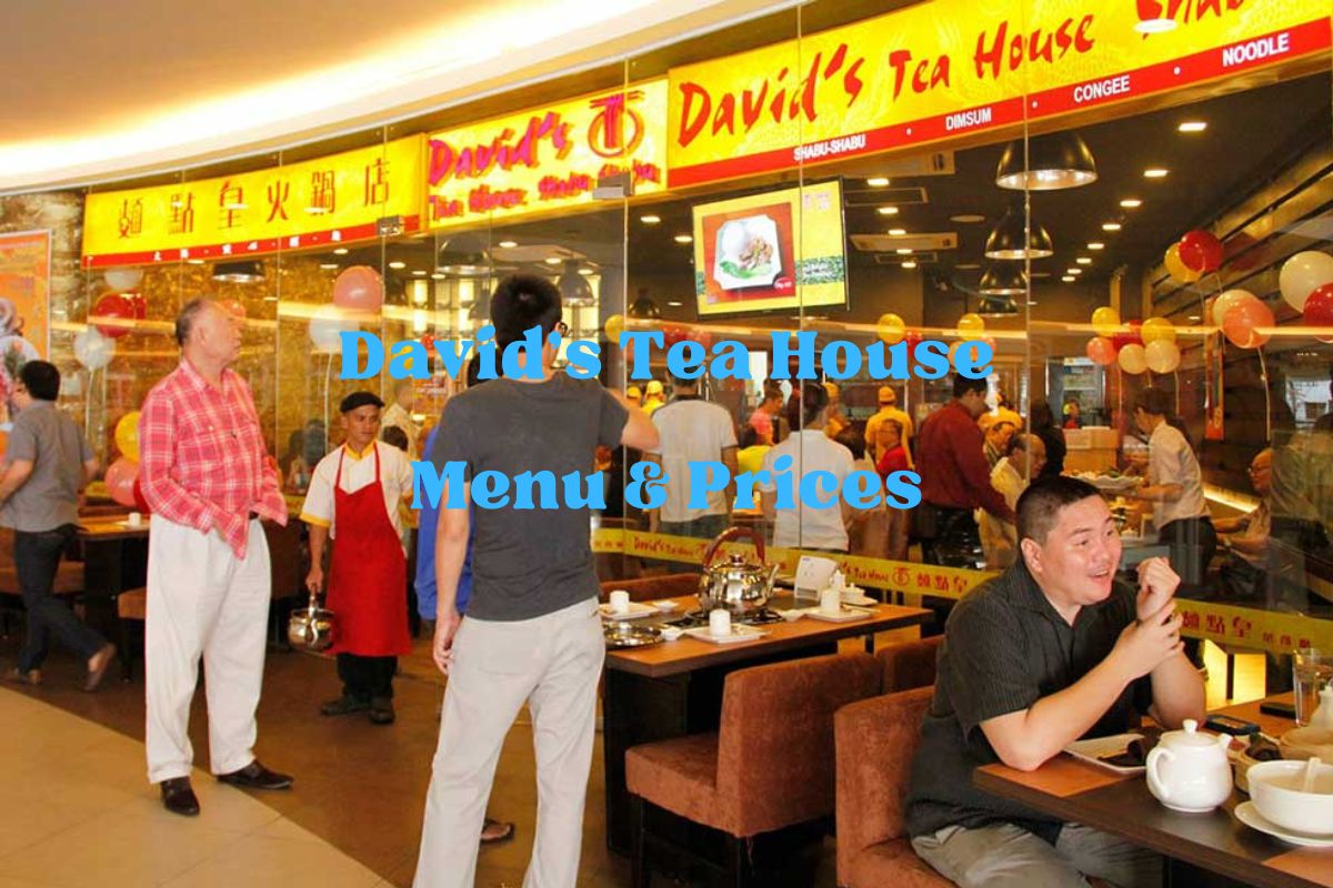 David's Tea House Menu